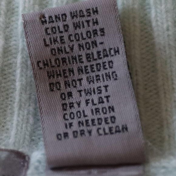 Lucidity Long Sleeve Soft Scoop Neck Mint Green Sweater Cozy Casual Pastel XL - Picture 4 of 12